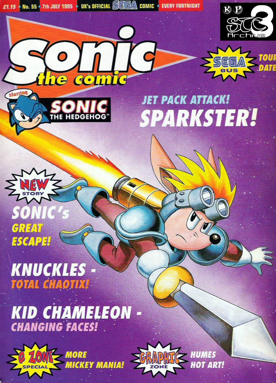 Sonic - The Comic Issue No. 055 Comic cover page